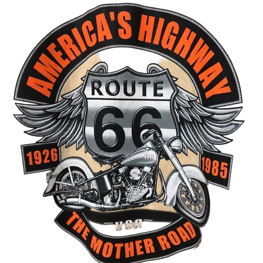 Biker Wear Vest Sz XL Route 66 America's Highway The Mother Road Key West FL - Picture 2 of 8